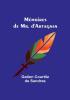 Memoires de Mr. d'Artagnan