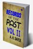 Records of the Past Vol. II