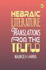 Hebraic Literature Translations From the Talmud