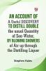 AN ACCOUNT OF A Useful DISCOVERY TO DISTILL DOUBLE THE USUAL QUANTITY OF SEA-WATER BY BLOWING SHOWERS OF AIR UP THROUGH THE DISTILLING LIQUOR