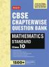 MTG CBSE Class 10 Chapterwise Question Bank Mathematics Standard For 2025 Board Exam | As Per Latest CBSE Syllabus & Rationalised NCERT Pattern