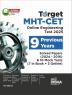 TARGET MHT-CET Online Engineering Test 2025 - 9 Previous Year Solved Papers (2024 - 2016) & 10 Mock Tests (7 in Book + 3 Online) 7th Edition | Maharashtra Common Entrance Test | PYQs Question Bank | Physics Chemistry & Mathematics