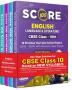 Combo (set of 4 Books) Score 100 Science, Mathematics (Standard), English Language & Literature & Social Science CBSE Class 10th 12 Previous Year-wise Solved Papers (2013-2024) 4th Edition | 2025 Exam