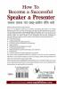 How To Become A Successful Speaker & Presenter