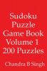 Sudoku Puzzle Game Book Volume 1