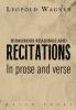 Humorous Readings And Recitations In Prose And Verse