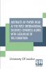 Abstracts Of Papers Read At The First International Eugenics Congress Along With Catalogue Of The Exhibition