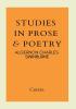 Studies in Prose and Poetry