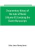 Documentary history of the state of Maine (Volume XI) Containig the Baxter Manuscripts