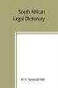 South African legal dictionary