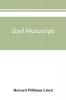 Lloyd manuscripts. Genealogics of the families of Awbrey-Vaughan Blunston Burbeck Garrett Gibbons Heacock Hodge Houlston Howard Hunt Jarman Jenkin-Griffith Jones Knight Knowles Lloyd Newman Paschall Paul Pearson Pennell Pott Pyle Re