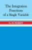 The Integration of Functions of a Single Variable