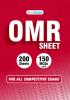 OMR Sheet for all competitive exams - 200 sheets 150 MCQs each