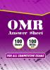 Practise OMR Sheets For All Exams 100 Sheets Of 100 MCQs: