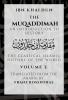 The Muqaddimah: An Introduction to History  - Volume 2