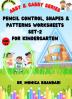 Pencil Control Shapes & Patterns Worksheets Set-2 for Kindergarten