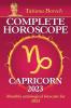 Complete Horoscope Capricorn 2023: Monthly astrological forecasts for 2023