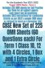 CBSE New Set of 225 OMR Sheets (60 Questions each) For Term 1 Class 10 12 with 4 Circles 1 Box and 1 Extra Circle : Self-practice Sample OMRs for All Subject MCQs Grade 10 12 CBSE Board Exams 202...