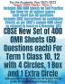 CBSE New Set of 400 OMR Sheets (60 Questions each) For Term 1 Class 10 12 with 4 Circles 1 Box and 1 Extra Circle : Self-practice Sample OMRs for All Subject MCQs Grade 10 12 CBSE Board Exams 202...