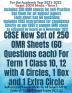 CBSE New Set of 250 OMR Sheets (60 Questions each) For Term 1 Class 10 12 with 4 Circles 1 Box and 1 Extra Circle : CBSE New Set of 250 OMR Sheets (60 Questions each) For Term 1 Class 10 12 with...