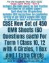 CBSE New Set of 450 OMR Sheets (60 Questions each) For Term 1 Class 10 12 with 4 Circles 1 Box and 1 Extra Circle : Self-practice Sample OMRs for All Subject MCQs Grade 10 12 CBSE Board Exams 202...