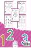 Letters and Numbers Tracing and Coloring for Girls : Hand Tracing and Coloring Activity Book for Kids 4-8