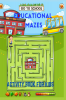 Educational Mazes Activity Book For Kids : Maze Puzzles For Kids Ages 5+