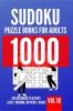 1000 Sudoku Puzzle Books For Adults | For Beginner To Expert (Easy Medium Difficult Hard) | Vol 10