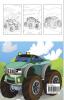 Monster Truck Coloring Book For Kids / बच्चों के लिए राक्षस ट्रक रंग पुस्तक : बच्चों के लिए अद्भुत रंग पुस्तकें सफेद राक्षस ट्रक / छोटे प्रशंसकों बच्चों लड़कियों और लड़कों की उम्र 4-8 के लिए