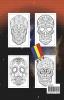 Floral Skull Coloring Book : Sugar Skulls Stress Relieving Skull Designs for Adults Relaxation