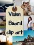 VISION BOARD CLIP ART : Futureboards Vision Board Items Inspire and Create Life Goals and Vision.