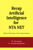 Recap Artificial Intelligence for NTA NET