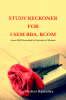 Study Reckoner for I Sem BBA BCOM