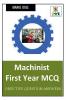 Machinist First Year MCQ : Objective Question Answers