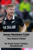 James Neesham Color : New Zealand Cricketer