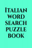 Italian word search puzzle book