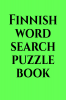 Finnish word search puzzle Book