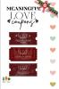 Meaningful Love Coupons : Valentine's day 25 Coupons for Him and Her Valentines Birthday Christmas Anniversary