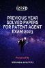 Previous Year Solved Papers for Patent Agent Exam 2023