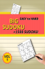 Big Sudoku Vol 1 : Easy and Medium with 1500 Puzzles