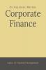 Corporate Finance : Fundamentals of Financial Management