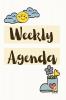 Weekly Agenda : Simple School Agenda for Students - 120 Pages - Large (6&quot; x 9&quot;)