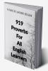 919 Proverbs For All English Learners