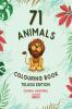 71 Animals Colouring Book Telugu Edition : Painting and Drawing Book with 71 Big Animal Pictures: 71 Cute Animal Colouring Pages Ages 3-8 (Colouring Books Age 3 to 8)