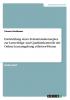 Entwicklung eines Evaluationskonzeptes zur Lernerfolgs- und Qualitätskontrolle der Online-Lernumgebung eHistory@home