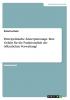 Parteipolitische Ämterpatronage. Eine Gefahr für die Funktionalität der öffentlichen Verwaltung?