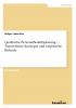 Qualitative Personalbedarfsplanung - Theoretische Konzepte und empirische Befunde