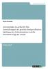 Armutsrisiko Geschlecht. Die Auswirkungen der geschlechtsspezifischen Spaltung des Arbeitsmarktes auf die Feminisierung der Armut