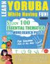 LEARN YORUBA WHILE HAVING FUN! - FOR CHILDREN