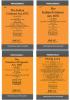 Bare Act  - Set of 4 books (The Indian Contract Act 1872 + The Transfer of Property Act1882 + The Indian Evidence Act1872 + Hindu Law)